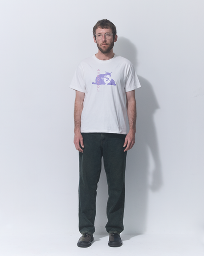 Aerosol Skateboards Tibbles Tee White