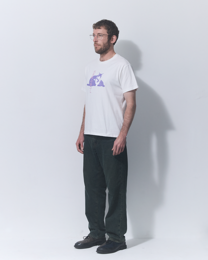 Aerosol Skateboards Tibbles Tee White