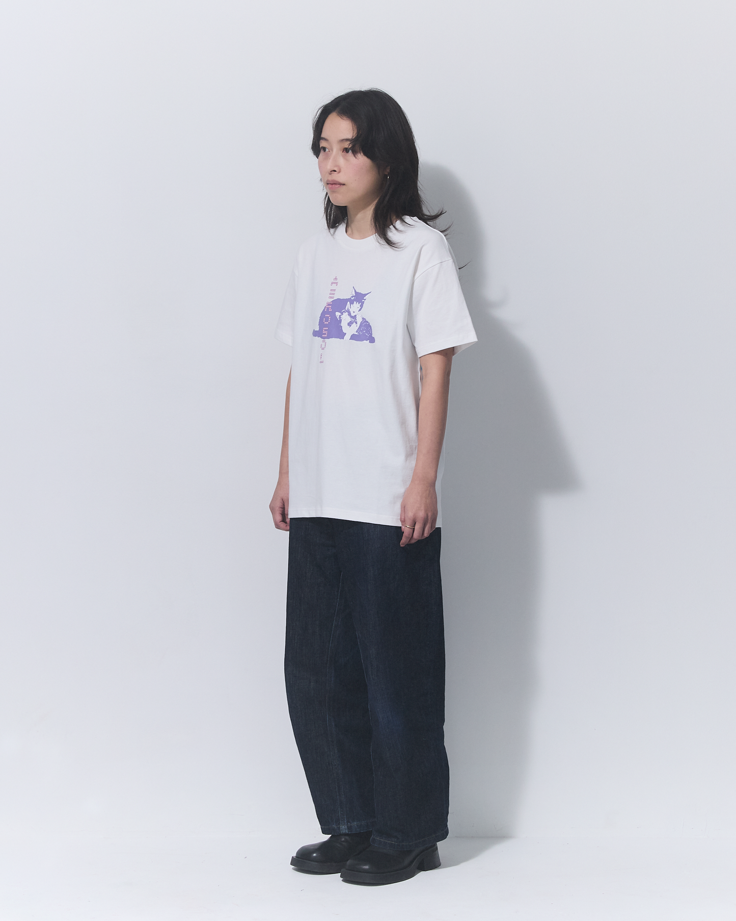 Aerosol Skateboards Tibbles Tee White