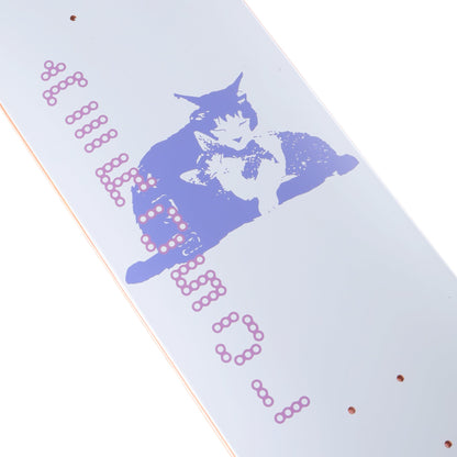 Aerosol Skateboards Tibbles Deck White