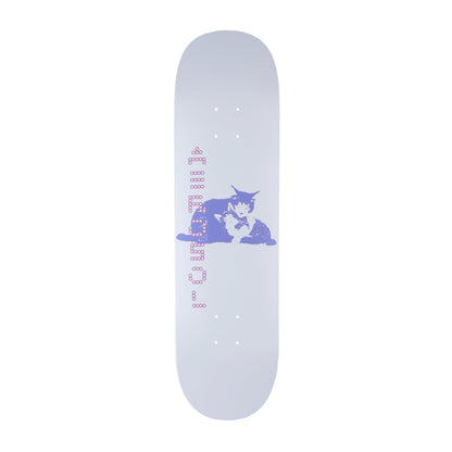 Aerosol Skateboards Tibbles Deck White