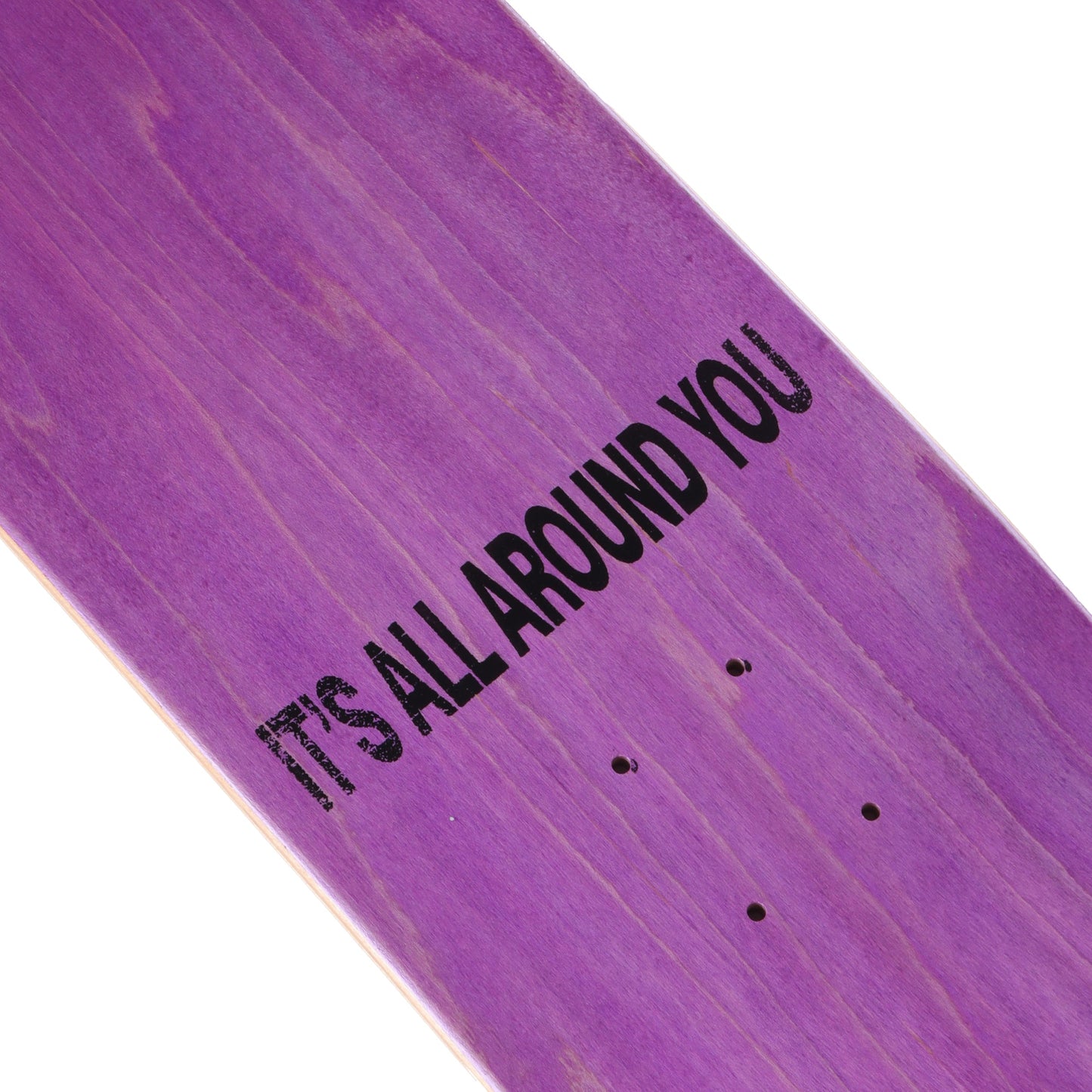 Aerosol Skateboards Burst Deck Purple
