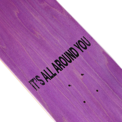 Aerosol Skateboards Burst Deck Purple