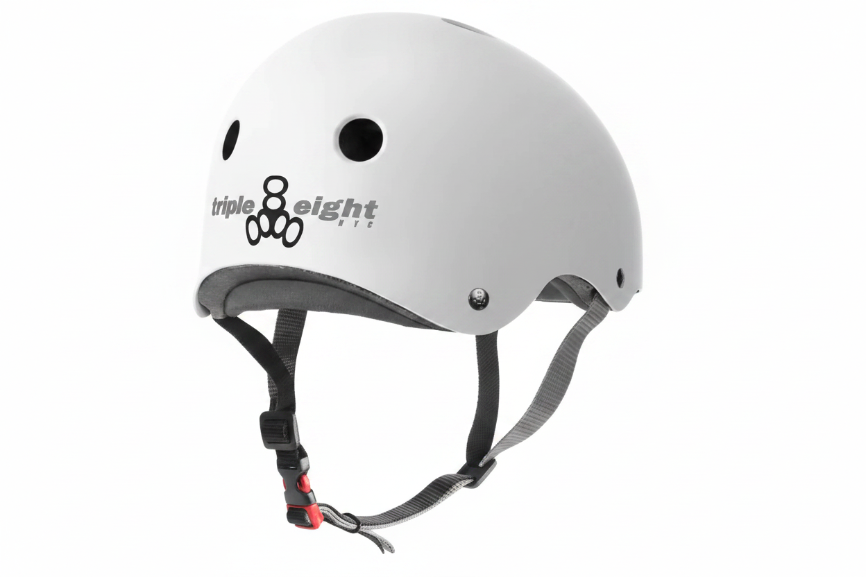 Triple 8 Sweatsaver Multi Sport Helmet - White