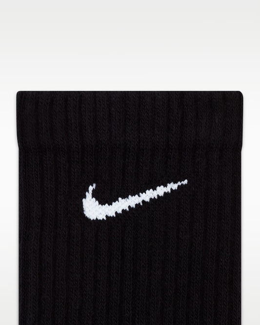 Nike SB Everyday Cushioned Crew Socks 3-Pack Black XL