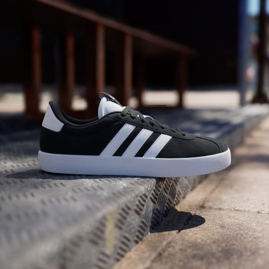 Adidas Shoes VL COURT 3.0 Black White Gold US Size Skate Sneakers