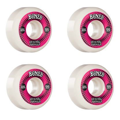 Bones Wheels OG 100's White 55mm Conical V5 Sidecut