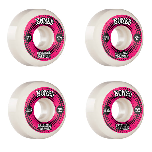 Bones Wheels OG 100's White 55mm Conical V5 Sidecut