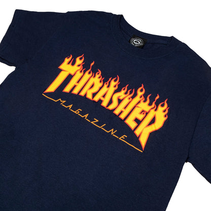 Thrasher Flame T-Shirt – Navy