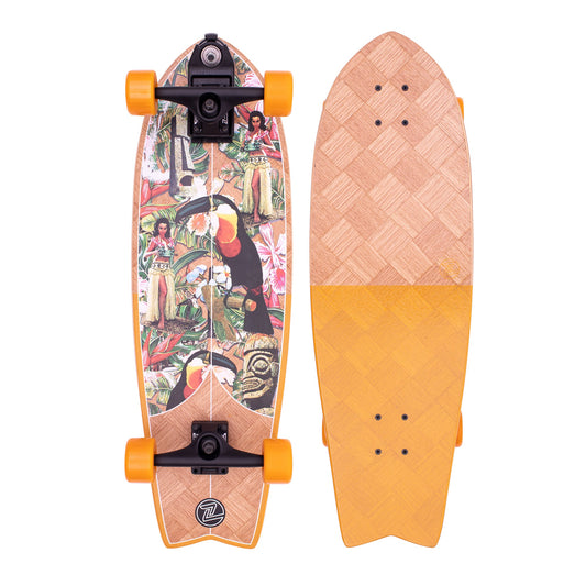 Z-Flex Skateboards Banana Train Surfskate Fish