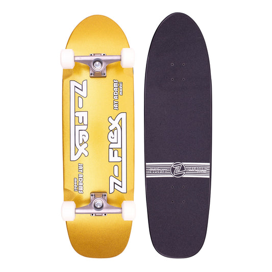 Z-Flex Skateboards Metal Flake Pool Gold 9.5