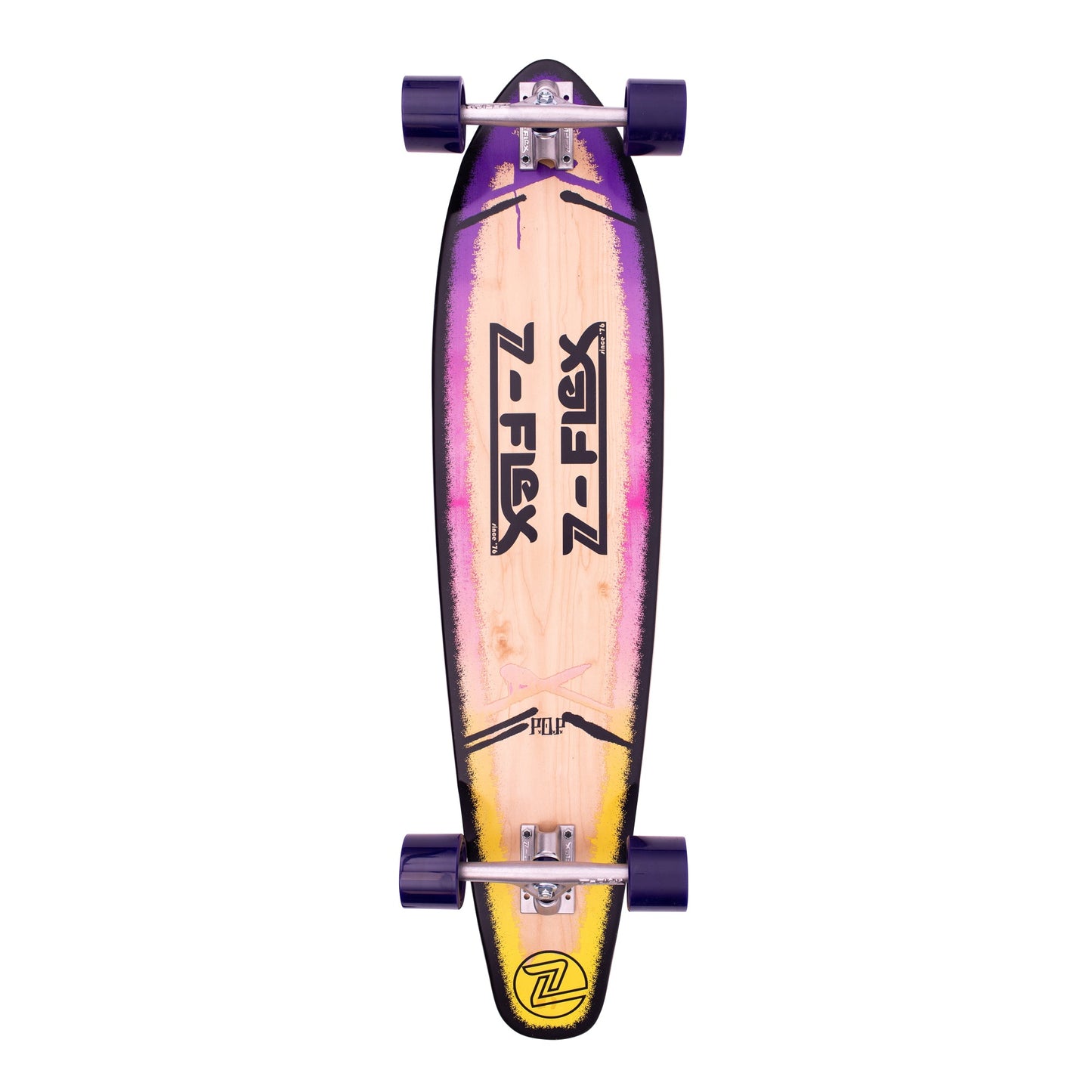 Z-Flex Skateboards P.O.P 39" Purple Fade