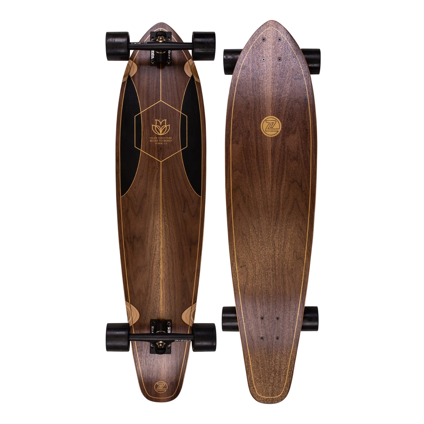 Z-Flex Skateboards Ruins to Roses Roundtail
