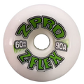 Z Flex Z Pro 60Mm 90A Wheels White Green