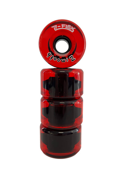 Z-Flex Wheels Z-Smooth 63mm 83A Red Trans