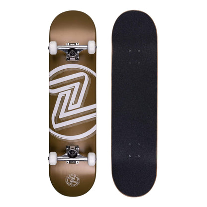 Z-Flex Skateboards Logo Gold 7.8