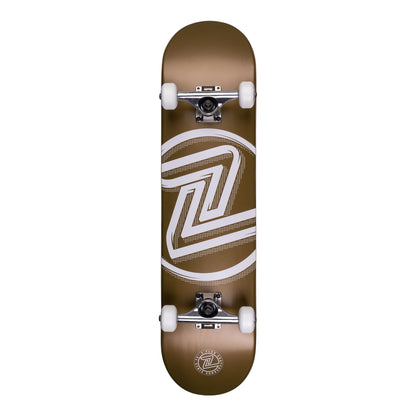 Z-Flex Skateboards Logo Gold 7.8