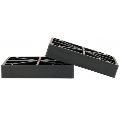 Z-Flex Skateboards Riser Pads 14mm Set of 2 for Longboards, Cruisers, Old School