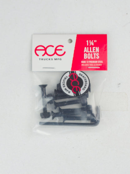 Ace Trucks Bolts 1.25" Inch Black Allen Key Hardware