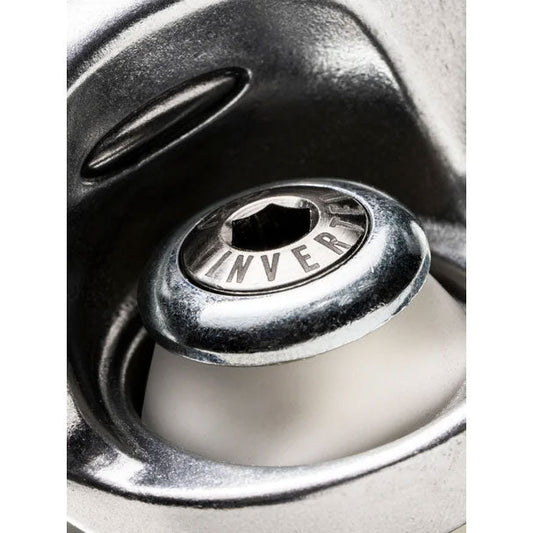 ACE Skateboard Trucks AF1 Inverted Hollow 55 Raw Polished (8.5" Axles)