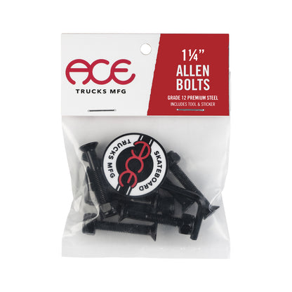 Ace Trucks Bolts 1.25" Inch Black Allen Key Hardware