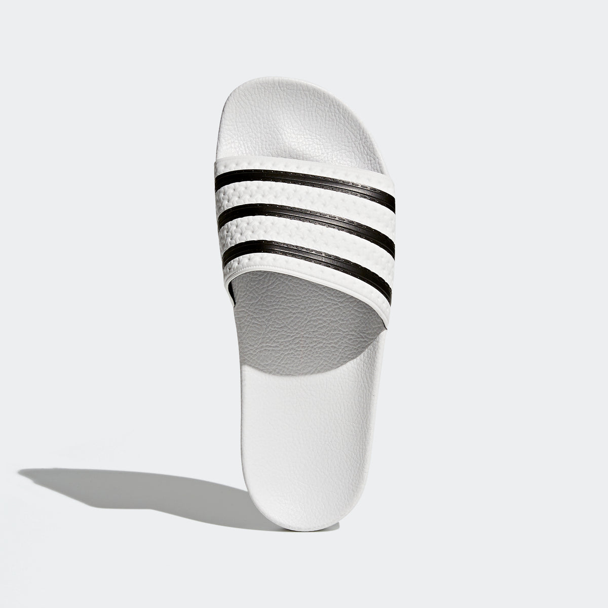 Adidas Originals Shoes Adilette Slides White Black White Slip On Sandals Unisex