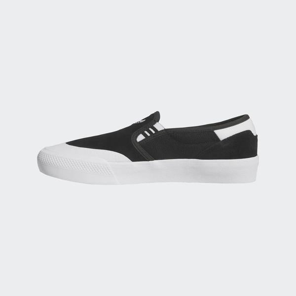 Adidas Shoes Shmoofoil Slip-On RX Black White Gum US SIZE Skateboard Sneakers