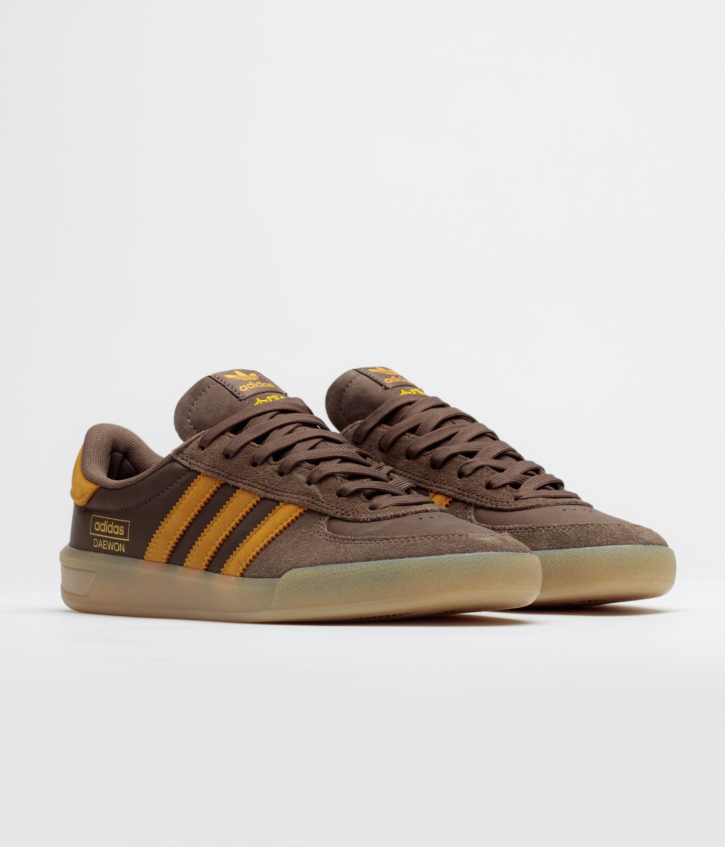 Adidas Glenburn Daewon Song Skate Shoes Earth Strata / Crew Yellow / Gum