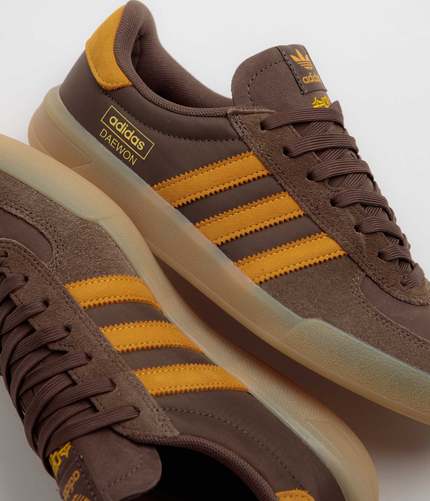 Adidas Glenburn Daewon Song Skate Shoes Earth Strata / Crew Yellow / Gum
