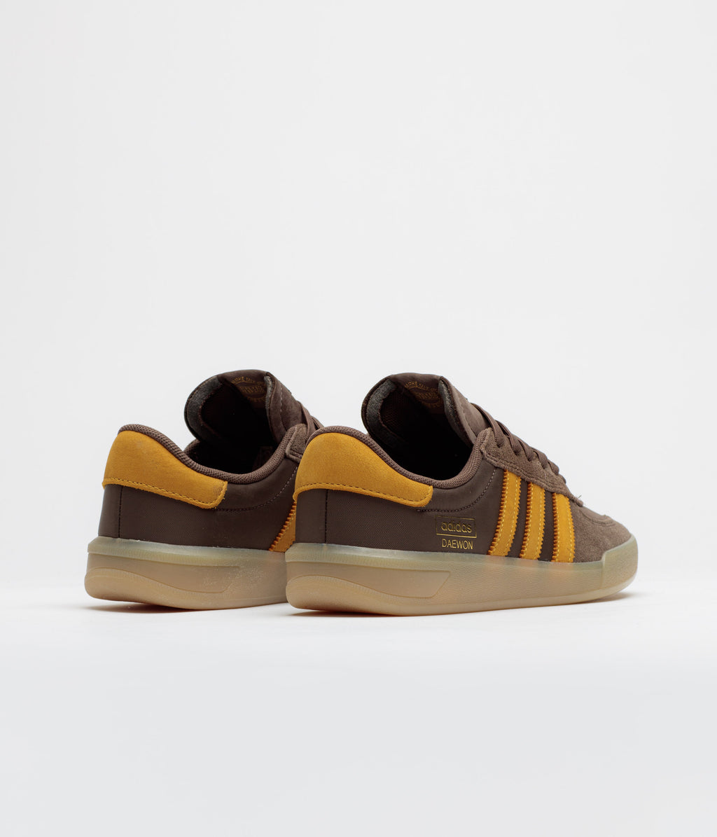 Adidas Originals Glenburn Daewon Song Skate Shoes Earth Strata / Crew Yellow / Gum