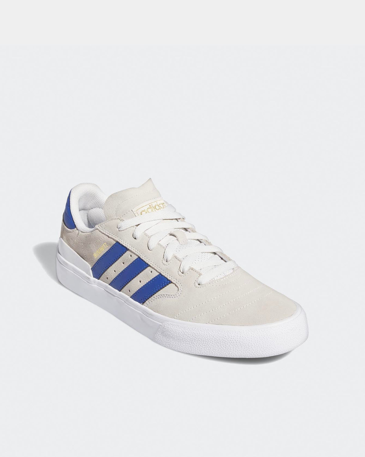 Adidas Shoes Busenitz Vulc Ii White Royal Blue Gold Us Size Skateboard Sneakers
