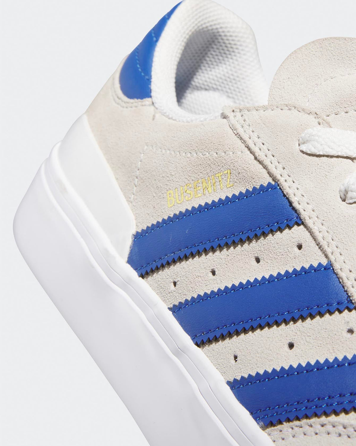 Adidas Shoes Busenitz Vulc Ii White Royal Blue Gold Us Size Skateboard Sneakers