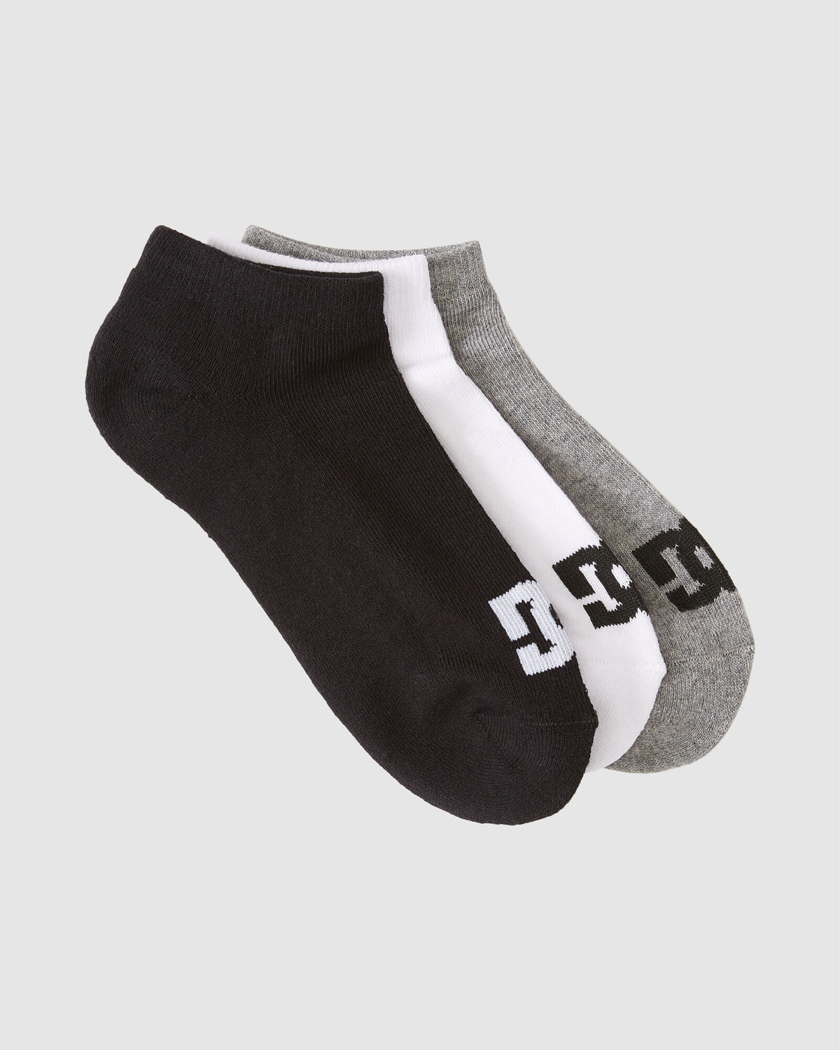 Dc Shoes Socks 5 Pack Logo Ankle Assorted Size 8 11 Skateboard Sox