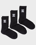 Dc Shoes Socks 5 Pack Black Crew Size 8 11 Skateboard Sox