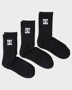 Dc Shoes Socks 5 Pack Black Crew Size 8 11 Skateboard Sox