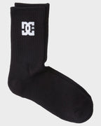 Dc Shoes Socks 5 Pack Black Crew Size 8 11 Skateboard Sox