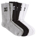 Dc Shoes Socks 5 Pack Logo Crew Assorted Size 7 11 Skateboard Sox