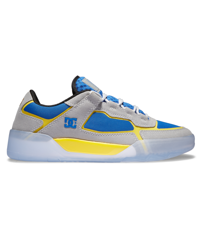 Dc Shoes Metric X Hongo Grey Blue Yellow Limited Edition Skate Sneakers
