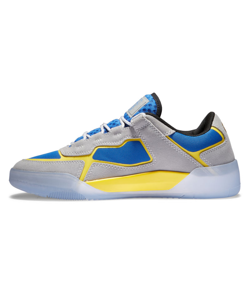 Dc Shoes Metric X Hongo Grey Blue Yellow Limited Edition Skate Sneakers