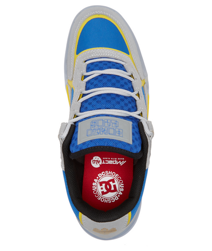 Dc Shoes Metric X Hongo Grey Blue Yellow Limited Edition Skate Sneakers