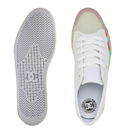 Dc Shoes Manual Rt S X Evan Smith White Pro Us Size Skateboard Sneakers