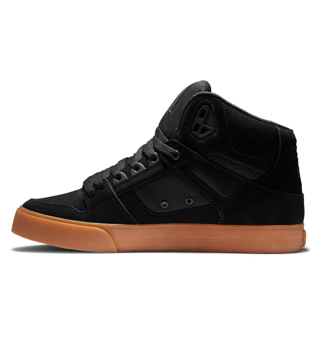 DC Shoes Pure High-Top Leather Black Gum US SIZE Skateboard Sneakers