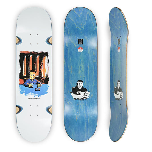 Polar Skateboard Deck AARON HERRINGTON Chain Smoker v2 Wheel Wells 8.25"