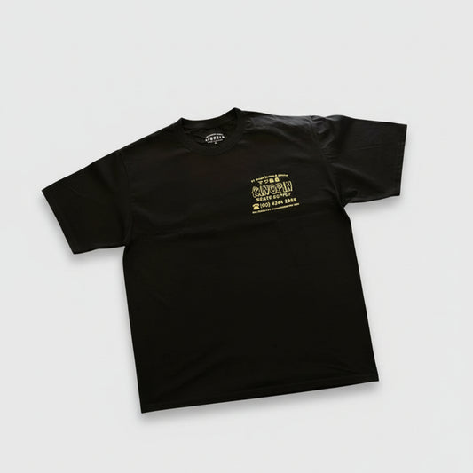Kingpin Skate Supply fortune Tee in Black - A Skateboard T-Shirt from the best skate shop near me sydney melbourne australia