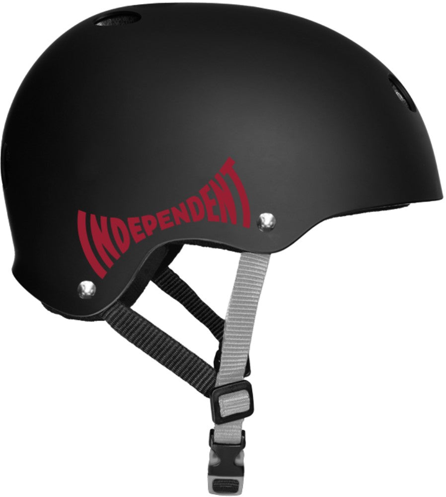 Triple 8 Helmet Certified Sweatsaver X Independent Trucks Edition Matte Black