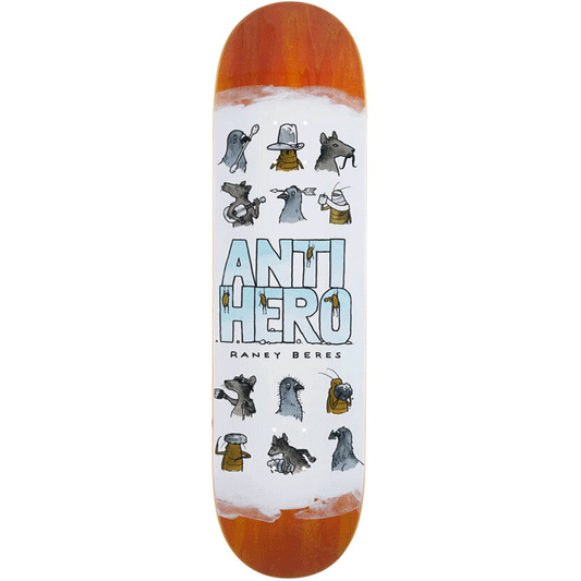 Anti Hero Skateboard Deck Usual Suspect Raney 8.38"