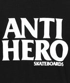 Anti Hero Tee Black Hero Black White New Skateboard T Shirt