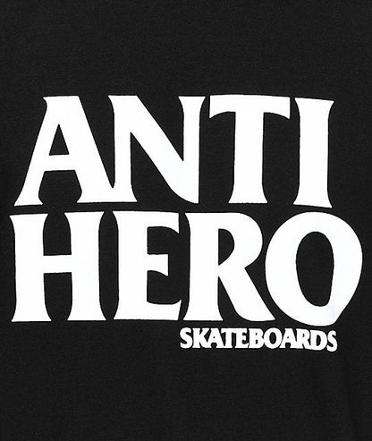 Anti Hero Tee Black Hero Black White New Skateboard T Shirt