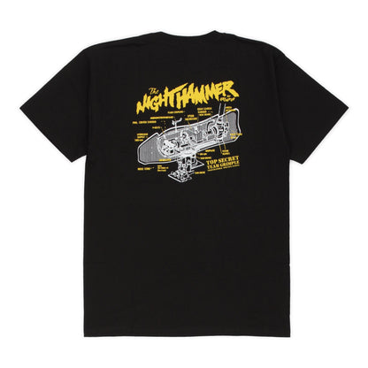 Anti Hero Tee Grimple Stix Nighthammer Black New Skateboard T Shirt