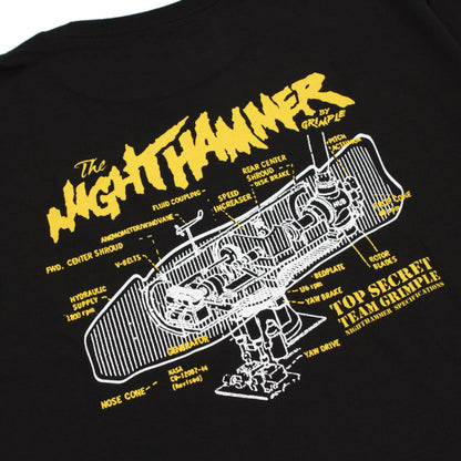 Anti Hero Tee Grimple Stix Nighthammer Black New Skateboard T Shirt